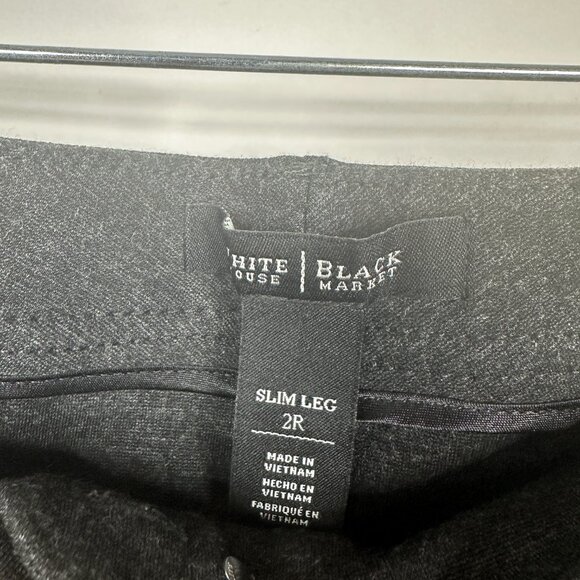2/$30 White House Black Market Slim Leg Low Rise Pants 2 #A0600 - Picture 5 of 8
